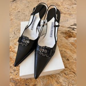 Luciano Padovan black pumps size 38 European - Italian Designer
